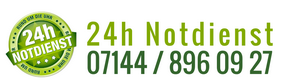 24 Stunden Notdienstnummer: 07144 8960927