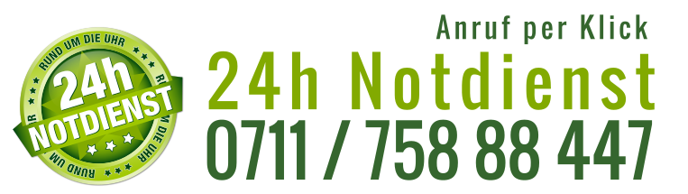 24 Stunden Notdienstnummer: 0711 75888447